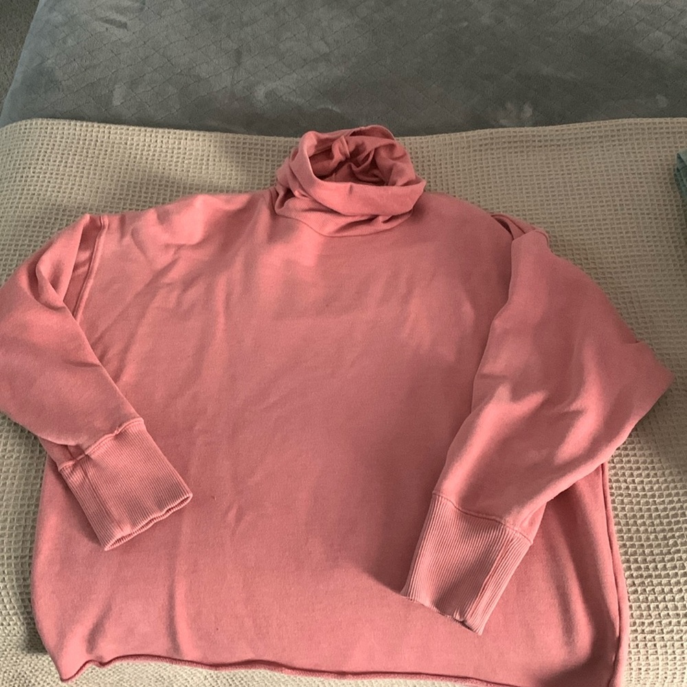Oversized cowl neck sweatshirt